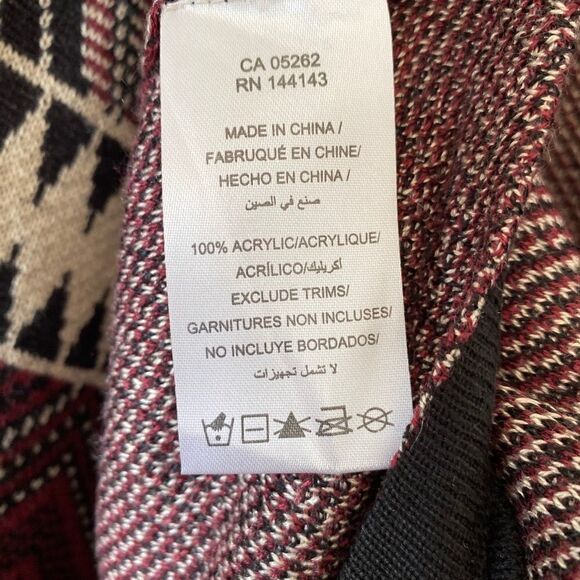 California Moon Rise Waterfall Aztec Cardigan - Picture 7 of 8